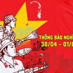 THÔNG BÁO LỊCH NGHỈ LỄ GIỖ TỔ HÙNG VƯƠNG, 30/04 , 01/05/2023